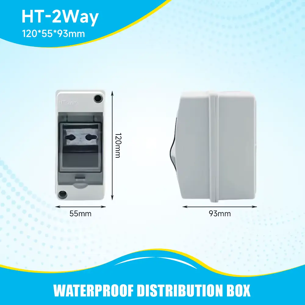 Boîte de Distribution étanche IP65, HT-2WAY