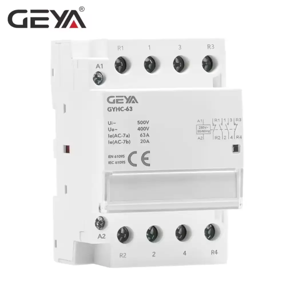 GEYA Contacteur 4P 40A 2NO2NC 220V