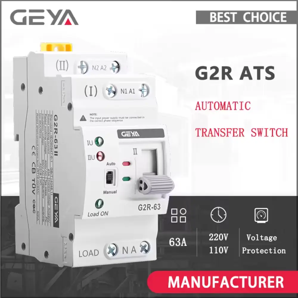 GEYA G2R ATS 63A 2P Commutateur Auto