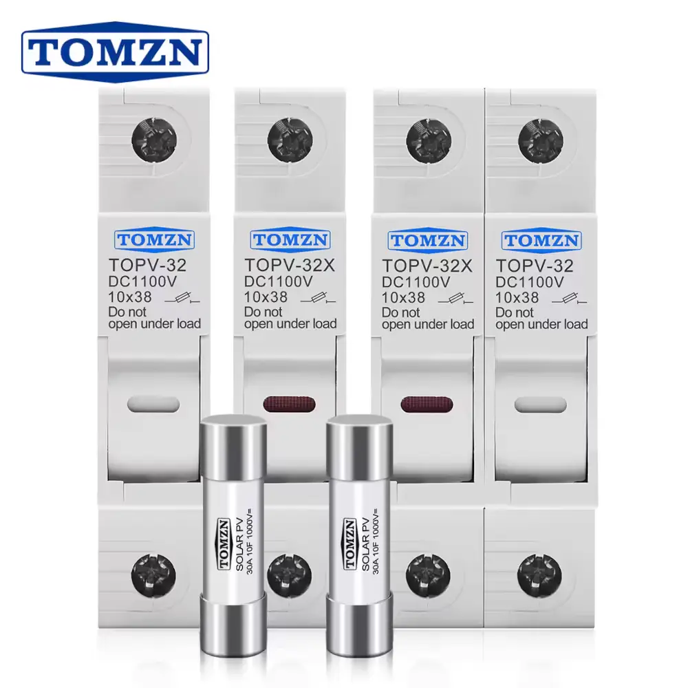 Porte-Fusibles DC + Fusibles 15A (x4)