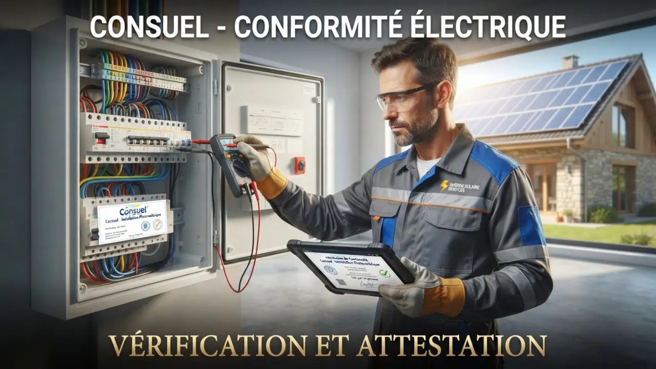 Consuel et conformité électrique pour installation photovoltaïque Deye - Guide 2026