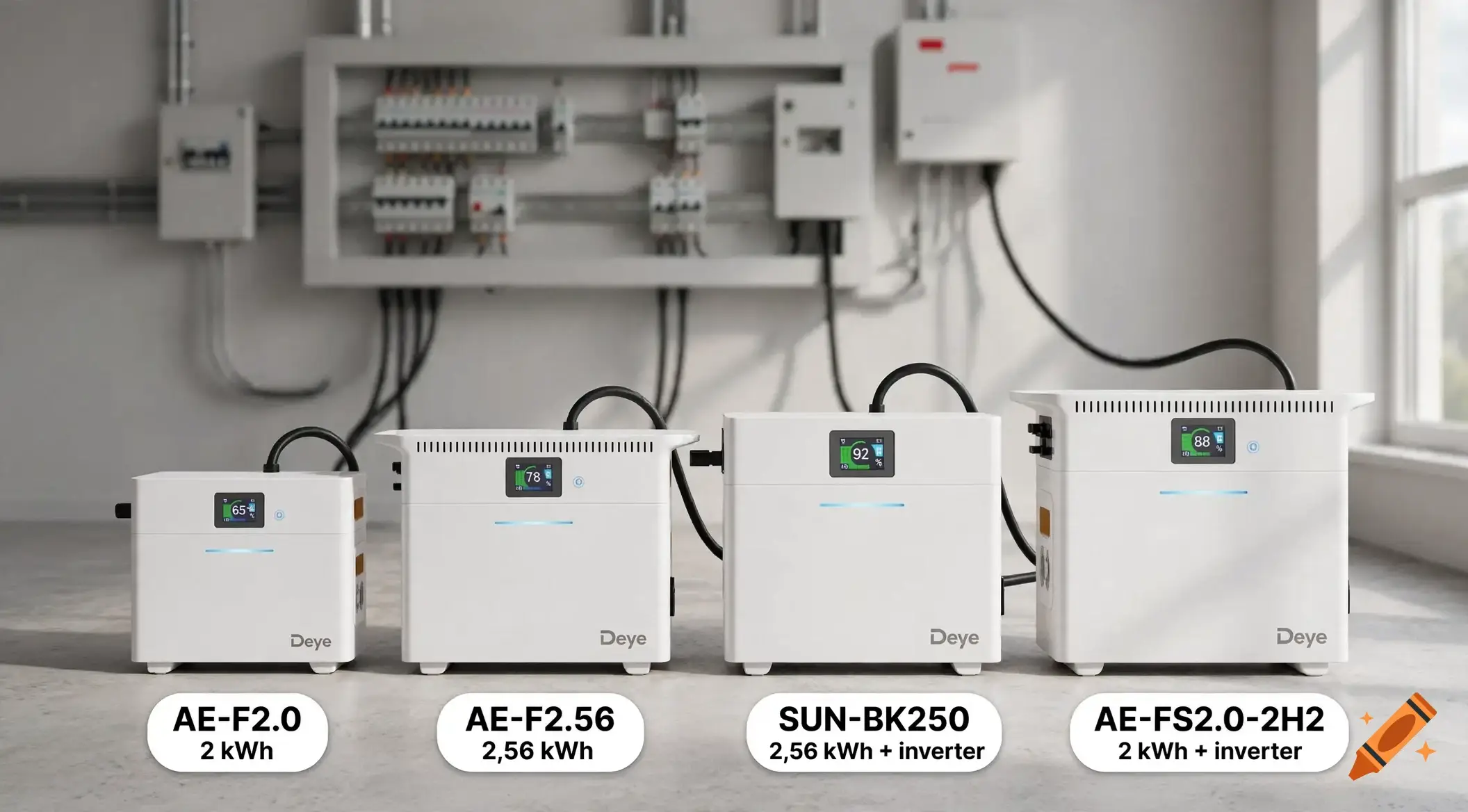 Comparatif batteries Deye 2026 — Guide d'achat complet Comparatif batteries Deye 2026 : AE-F2.0 vs AE-F2.56 vs SUN-BK250 pour stockage solaire balcon et résidentiel